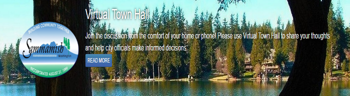 Be heard on Sammamish Virtual Town Hall